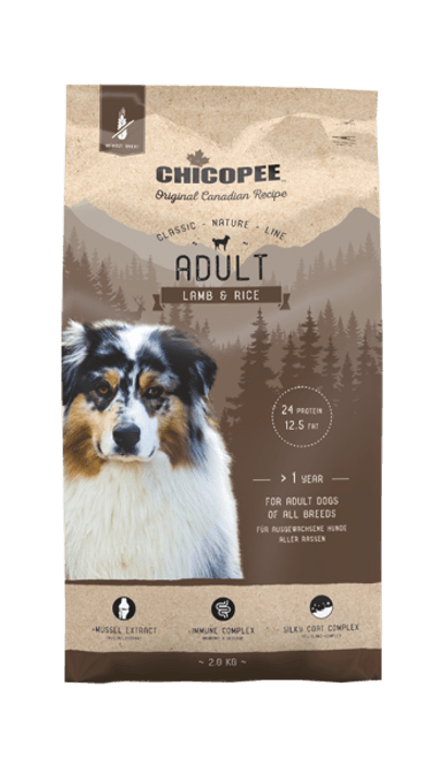 Chicopee CNL Adult Lamb & Rice Hundefôr 15 kg