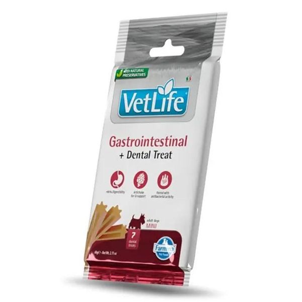 Hovedbilde Farmina Vet Life Gastrointestinal Dental Treat