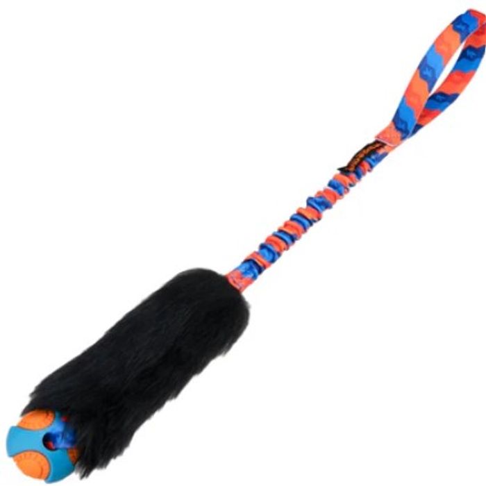 tug-e-nuff Wondabaa PowerBall Bungee med sauepels