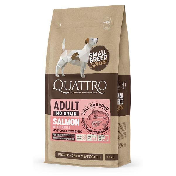 Hovedbilde QUATTRO Super Premium No Grain Small Breed Adult ...