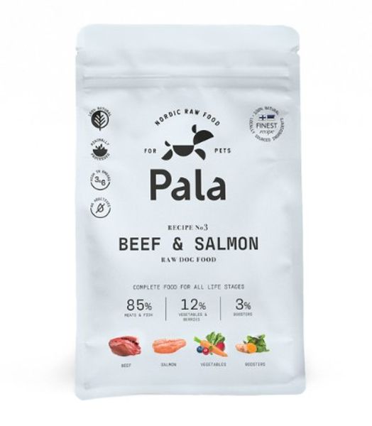 Hovedbilde Pala Recipe #3 - Beef & Salmon Hundefôr