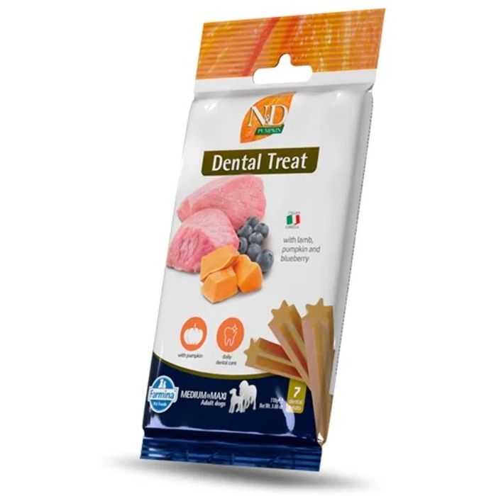 Farmina Dental Treat N&D Pumpkin, Lamb & Blueberry 