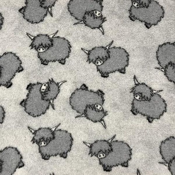 Hovedbilde Vetbed til hund med motiv av Highland Cattle 100 ...