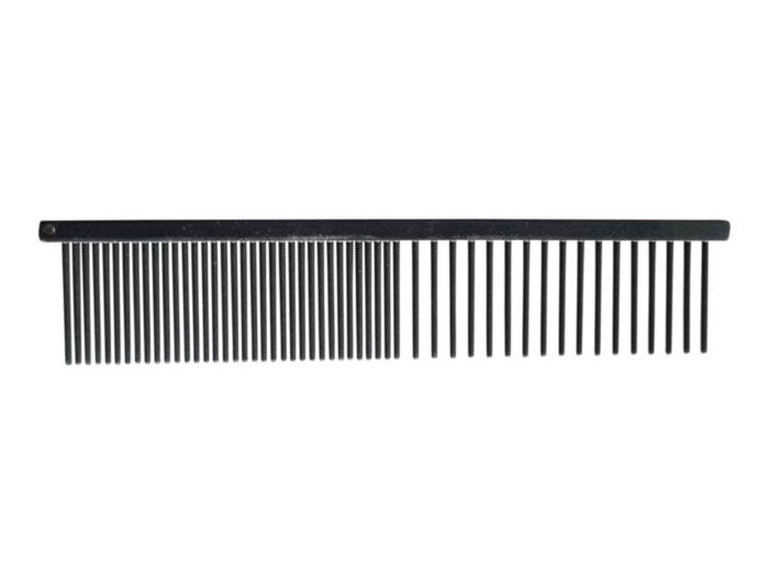 HPP Grooming comb med rundt håndtak, 18 cm