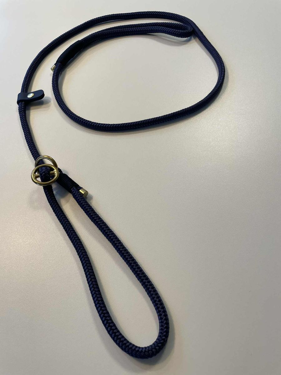 Vofforama retrieverkobbel i flettet tau, med stopper