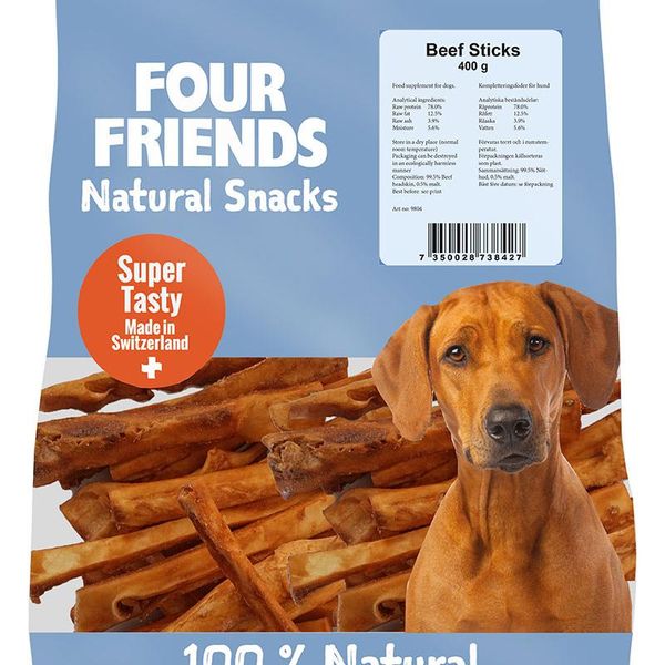 Hovedbilde Four Friends Natural Snacks Beef Sticks