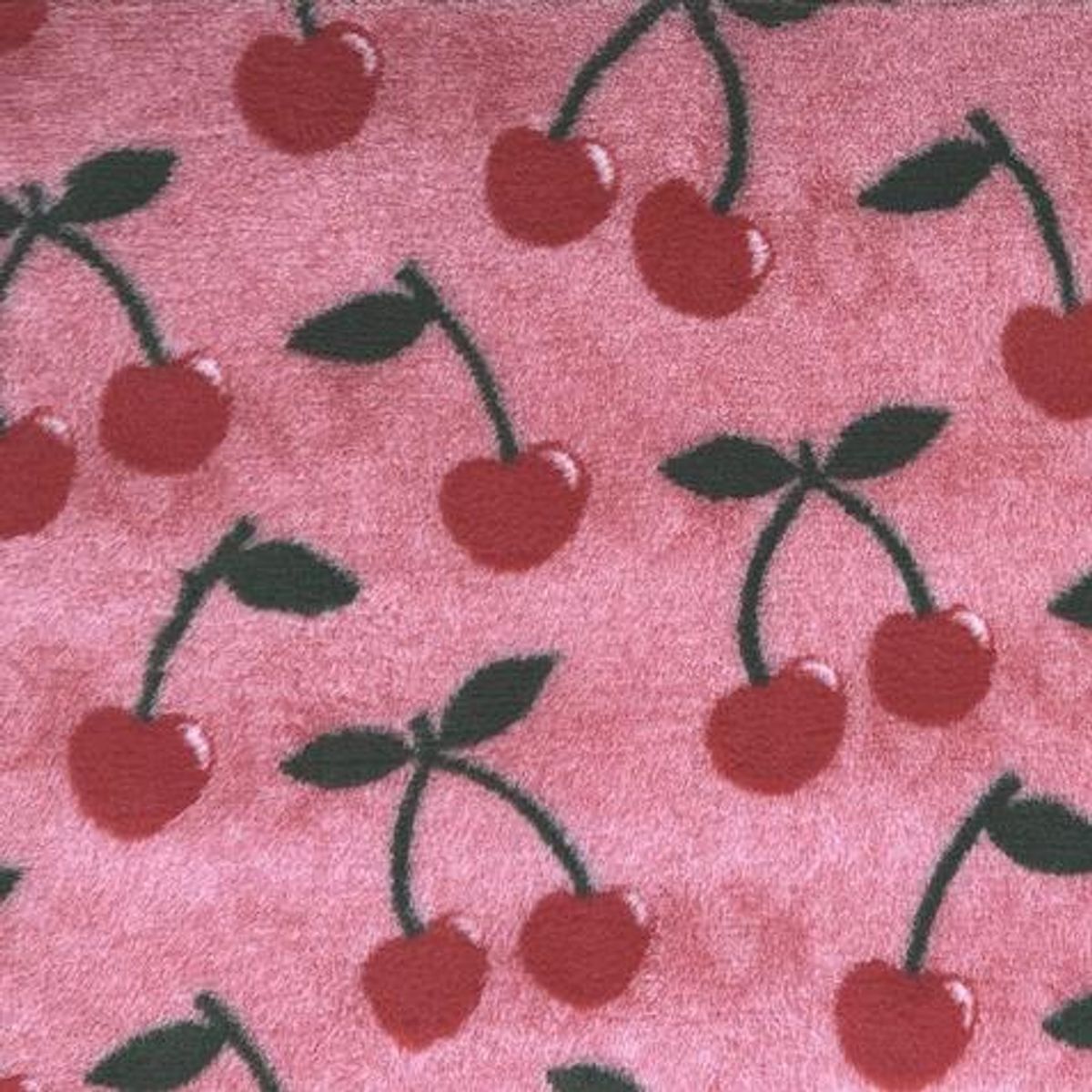 Vetbed til hund med motiv av kirsebær 100 x 150 cm