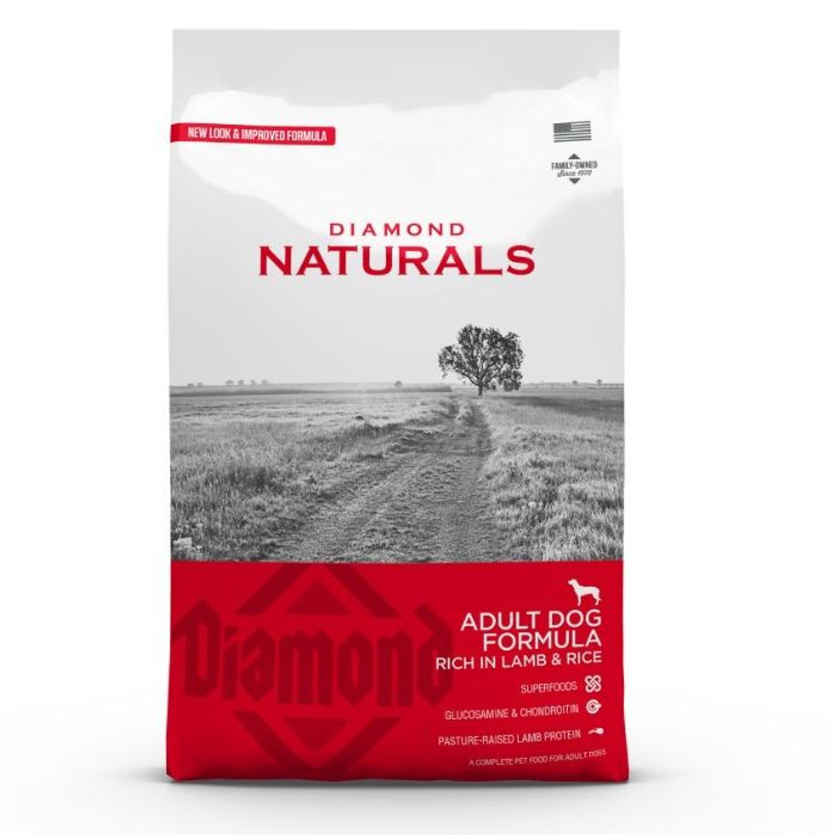 Diamond Naturals Adult Lamb & Rice Hundefôr