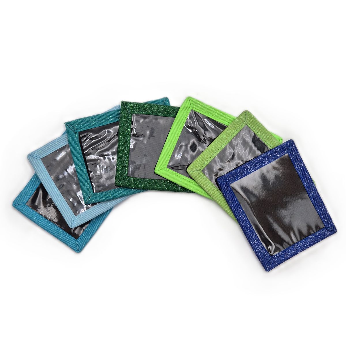 Glitterlomme til nummerlappholder – utskiftbar